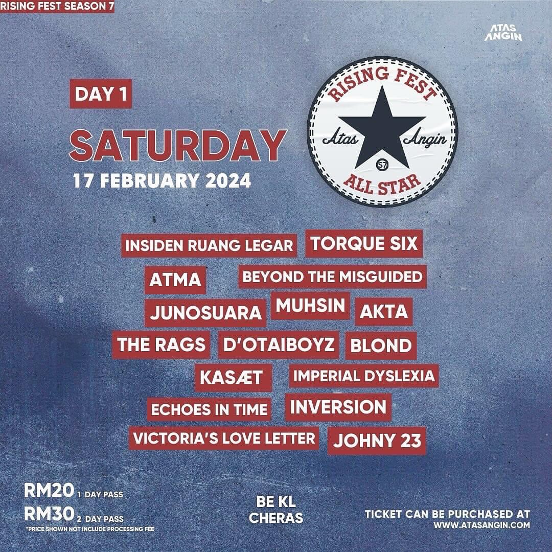 This 17th February ! We’ll be performing for RISING FEST ALL STAR at BE KL, Cheras 🏢

<a href="/muhsinband/">muhsin</a>