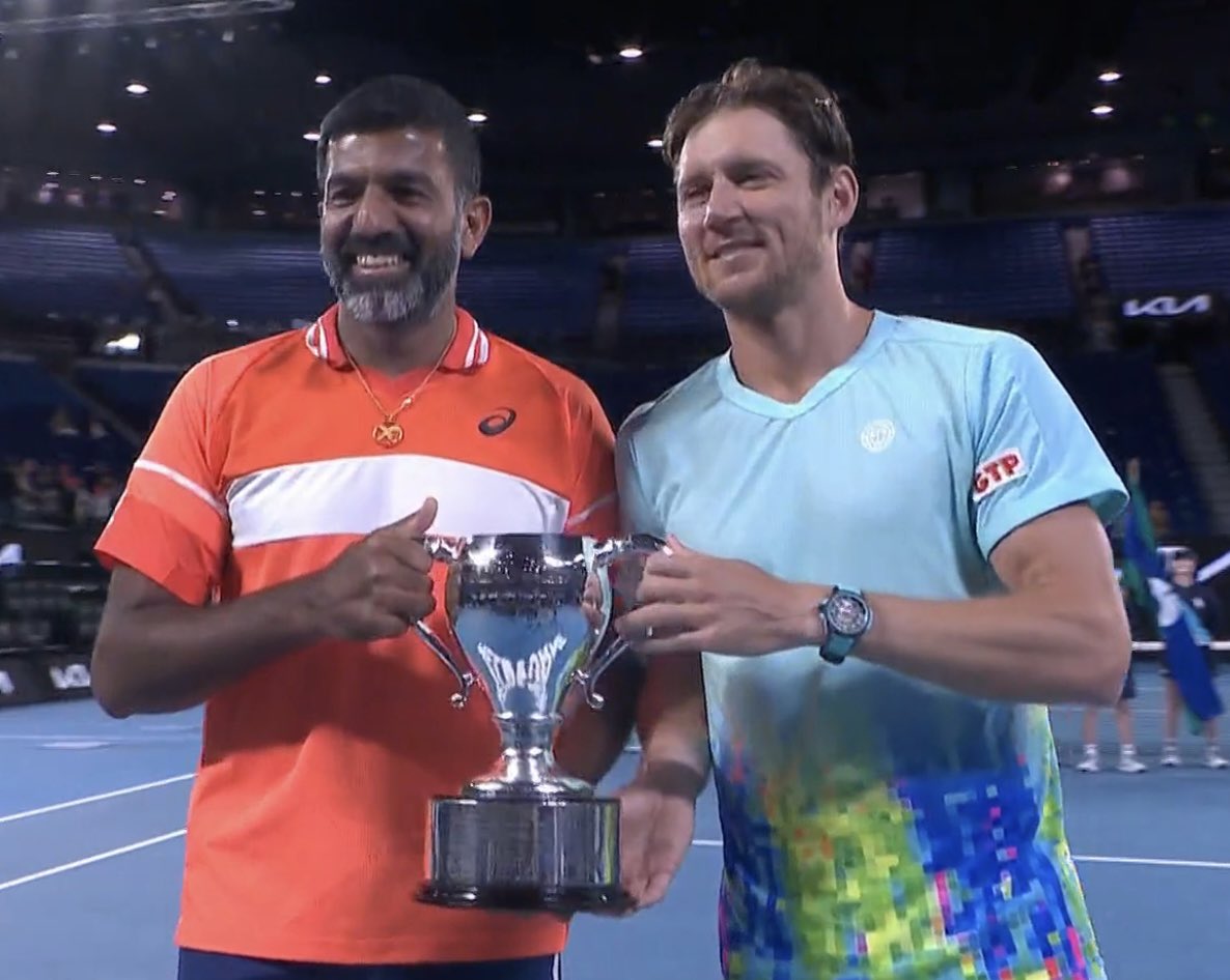 lotanganeap1's tweet photo. Heartiest congratulations @rohanbopanna
Level 43 
#AusOpen  Doubles Champion 🏆
#RohanBopanna https://t.co/EPS9L3LDTG