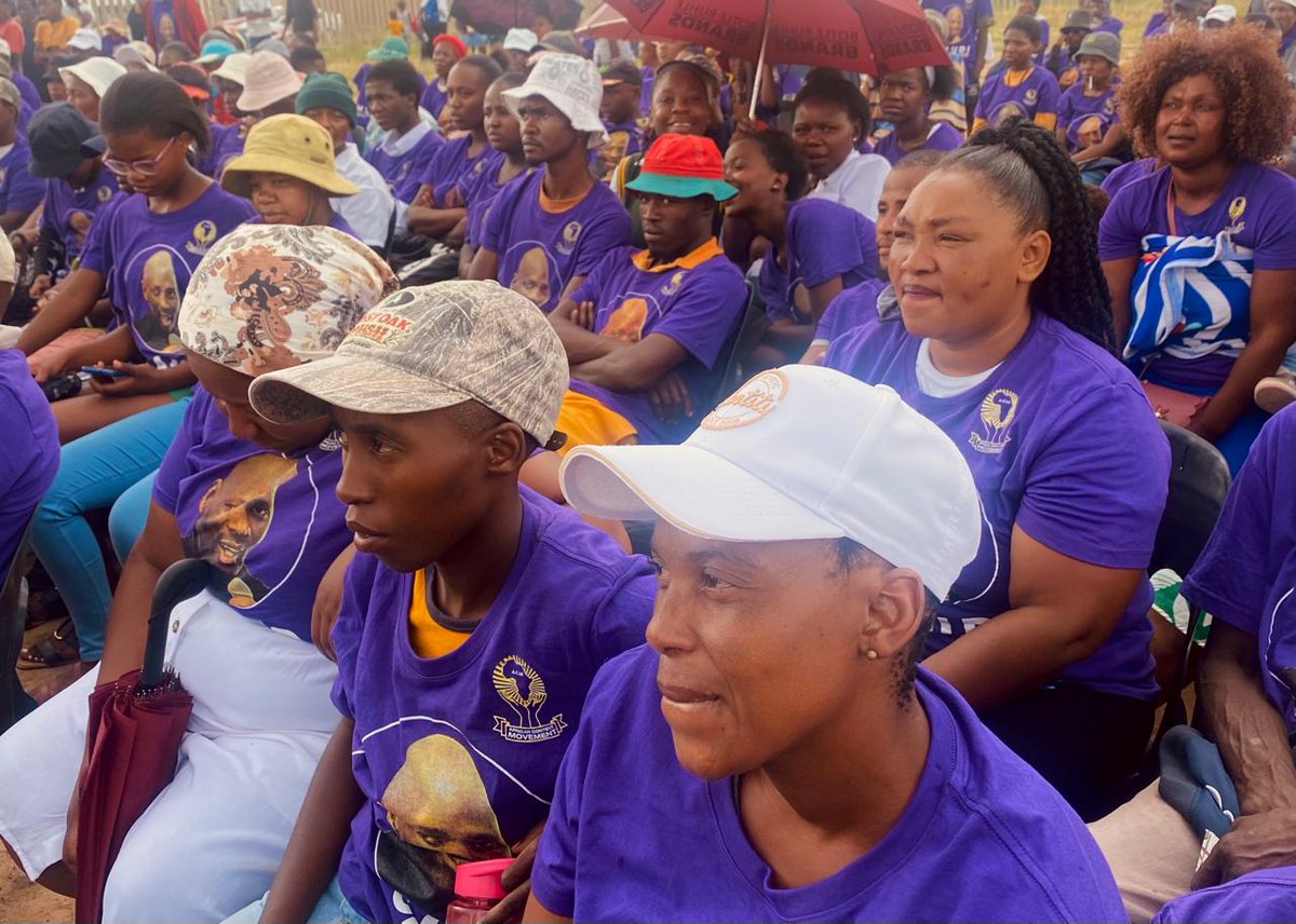 ACMServants's tweet photo. #HlaudiMotsoeneng, President of #ACM, visiting Phiritona community in Hilbron, in the Ngwathe Municipality. #VoteACM https://t.co/cqFqWnAMaf