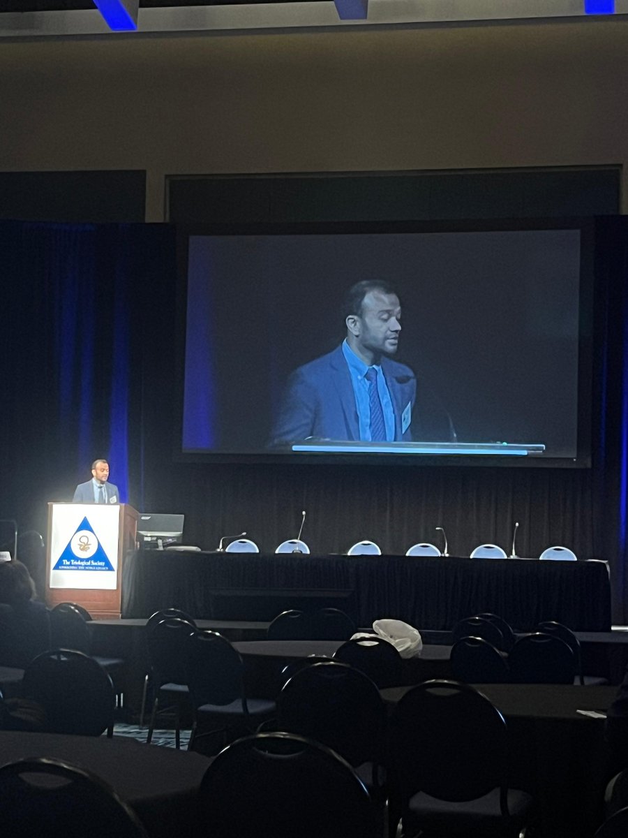 Kicking off the third and final day of #Trio2024 with the thesis award presentation: Dr. Taher Valika shared his innovative work on fluoroscopic-assisted tongue suspension