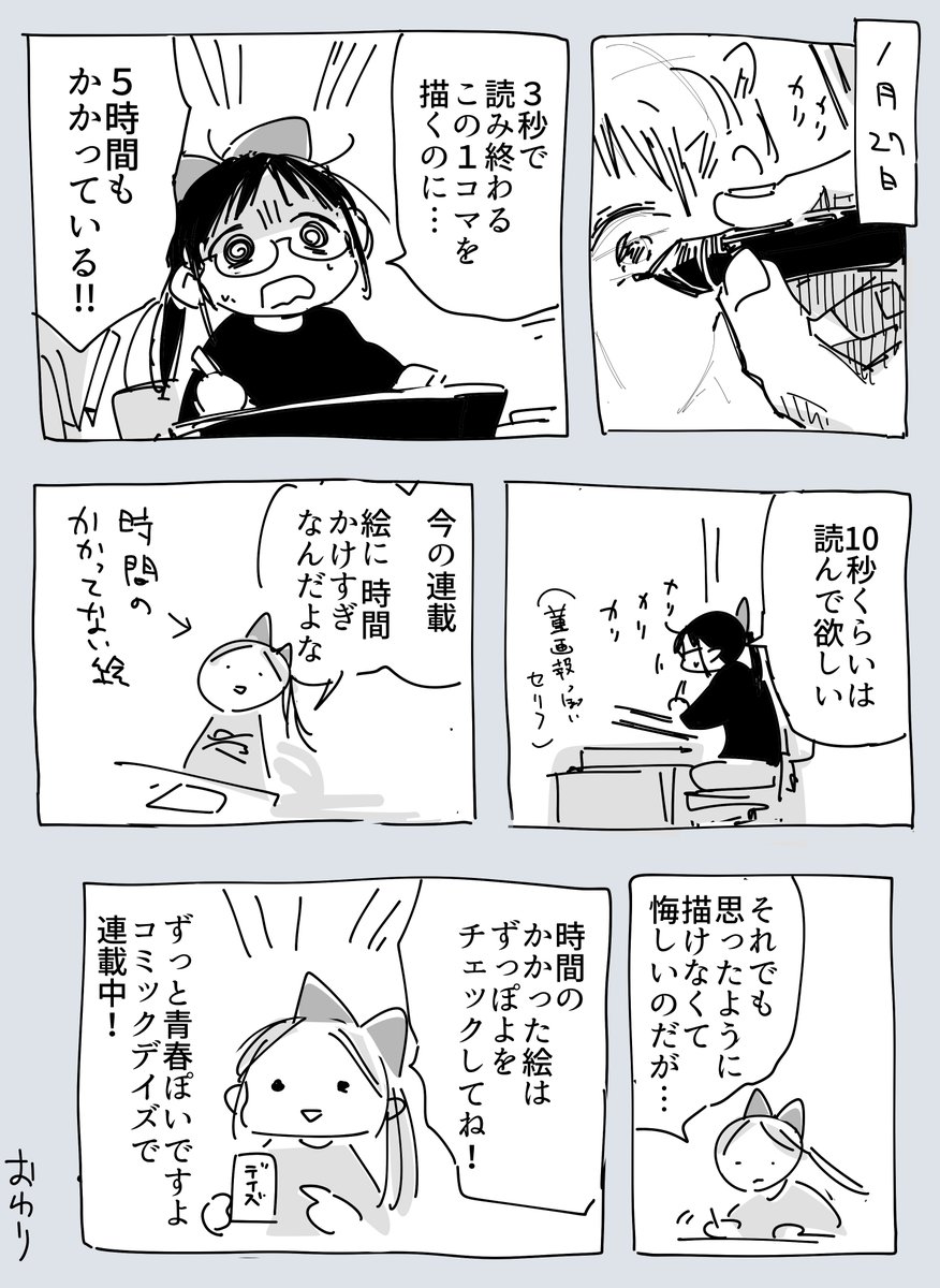 絵を描くのっ時間かかんだあああっっ 2024-01-27