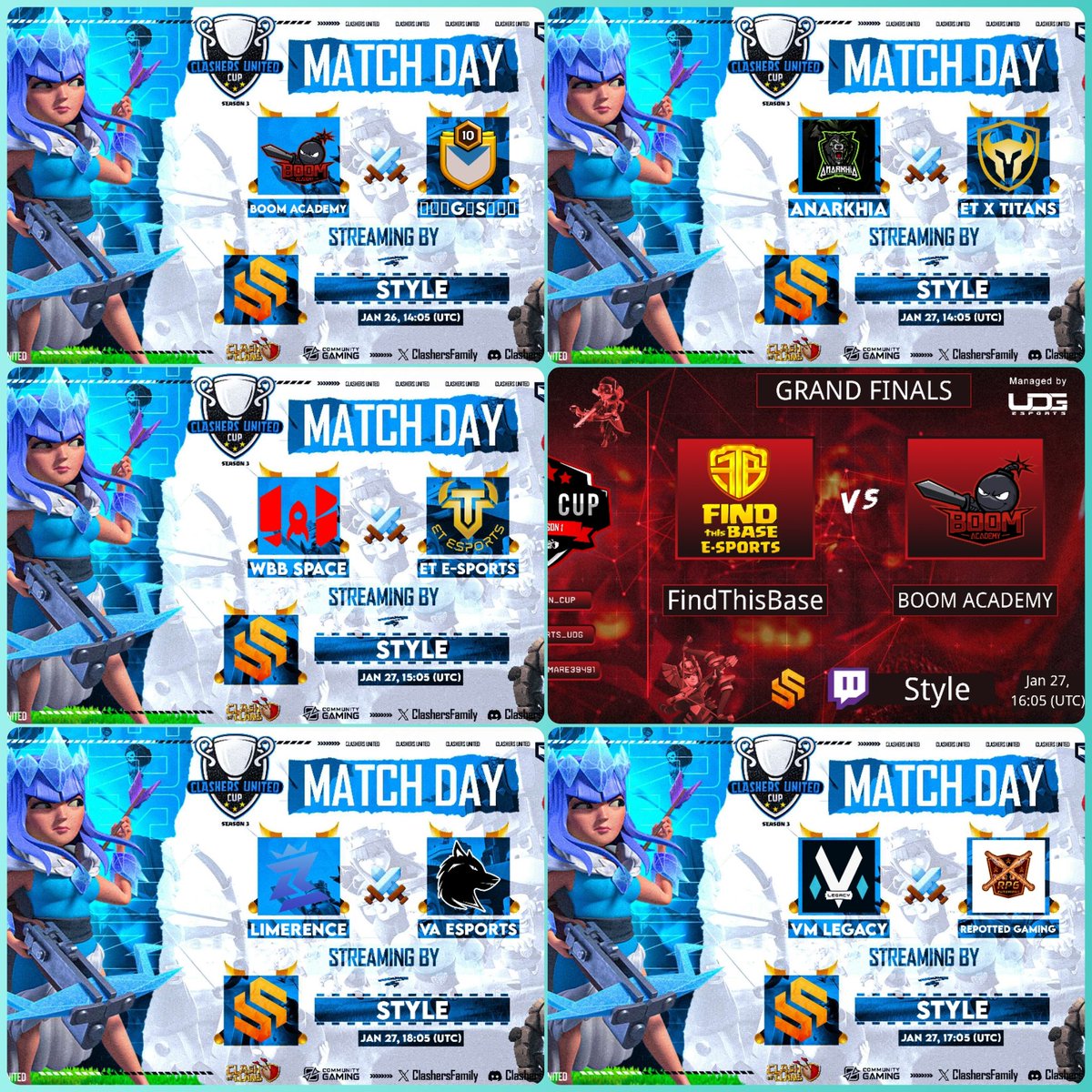 Style_coc's tweet photo. ๐ฃ LIVEEEEEE!
MARATรN de GUERRAS! ๐ฅณ
๐ CUC | Iron Cup Gran Final
โ
#SupBLTX ๐ @GSesports11
โ
@AnarkhiaCoC ๐ @et_x_titans
โ
@WBB_Space ๐ @ET__Esports_
โ
@FindThisBaseES ๐ #SupBLTX
โ
@VM_Legacy_coc ๐ @rpg_coc
โ
@VAE_Official ๐ @Limerence_coc
6 Wars, 11 Equipos diferentes! ๐
๐บ https://t.co/ElhfZjZPpN