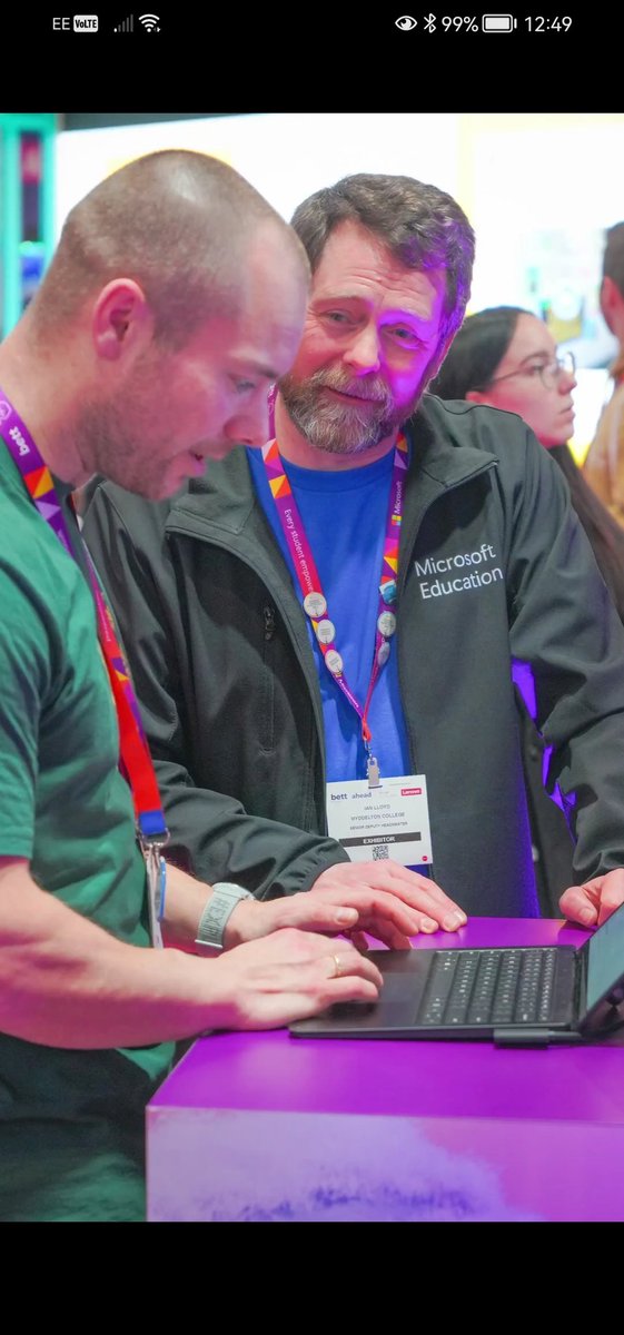 Ian Lloyd (@mrlloydmaths) on Twitter photo Proud to represent <a href="/MyddeltonColl/">Myddelton College</a> at #Bett2024 (Showcase School partners of <a href="/MicrosoftEDU/">Microsoft Education</a>), I even managed to make it on their highlights reel! Great connecting and learning from amazing educators and developers all over <a href="/Bett_show/">Bett Global</a> <a href="/TeamMIEEWales/">TeamMIEEWales</a> <a href="/MSEducationUK/">Microsoft Education UK</a> Proud to represent <a href="/MyddeltonColl/">Myddelton College</a> at #Bett2024 (Showcase School partners of <a href="/MicrosoftEDU/">Microsoft Education</a>), I even managed to make it on their highlights reel! Great connecting and learning from amazing educators and developers all over <a href="/Bett_show/">Bett Global</a> <a href="/TeamMIEEWales/">TeamMIEEWales</a> <a href="/MSEducationUK/">Microsoft Education UK</a>