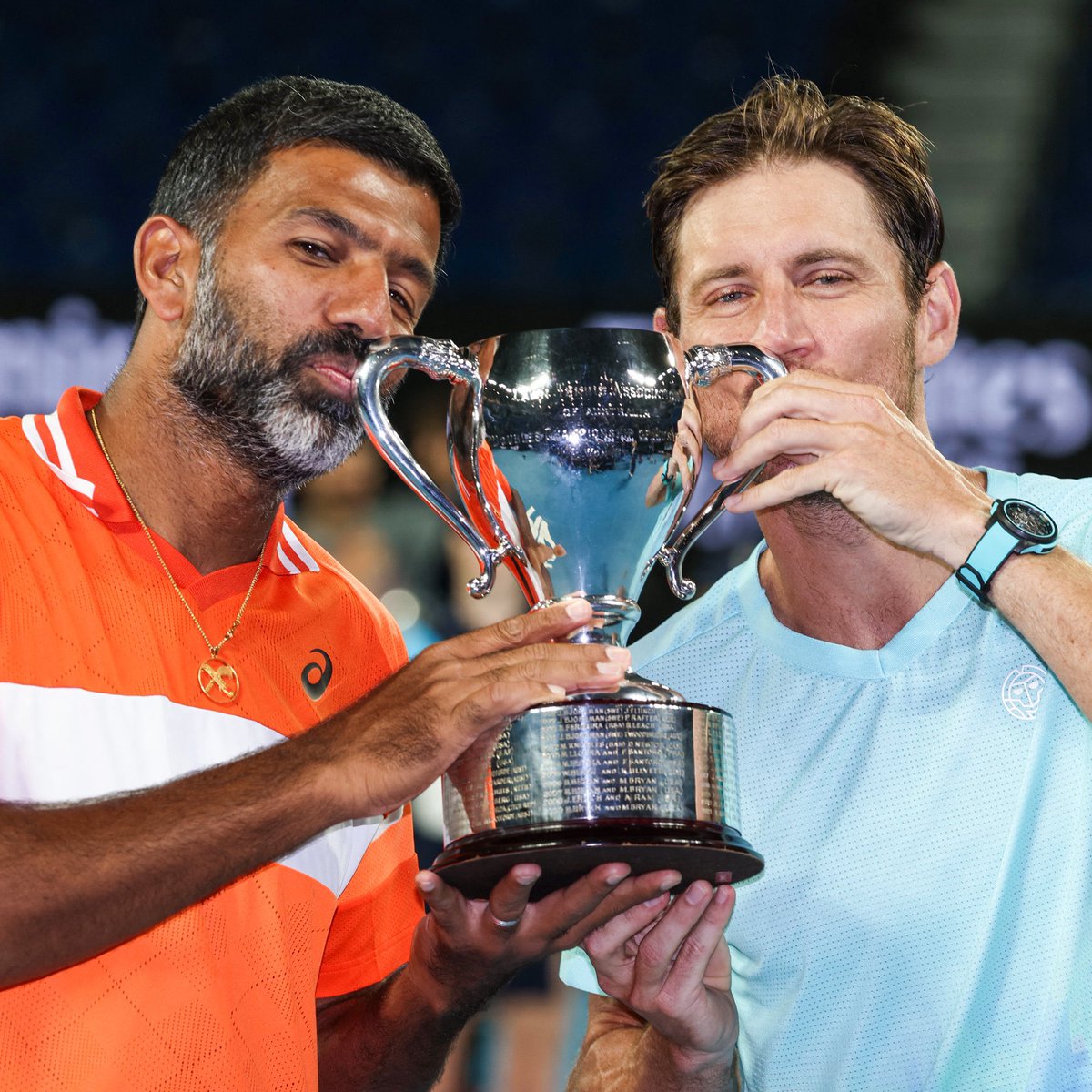 Oldest Grand Slam champion in the open era. What a moment. What a player. Slaying at 43. Rohan Bopanna proving that good guys do finish first. 
<a href="/AustralianOpen/">#AusOpen</a>
