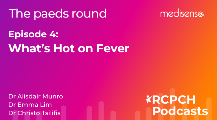 🎙️ Episode 4 of the Paeds Round Podcast is here! Join Dr <a href="/apsmunro/">Alasdair Munro</a>, Dr <a href="/ejlim8/">Emma Lim</a> and Dr <a href="/christotsilifis/">Christo Tsilifis</a> as they dive into the burning topic of fevers in children. They talk about the height of the fever, antipyretics and reassuring parents. Tune in today bit.ly/RCPCH-paeds-ro…