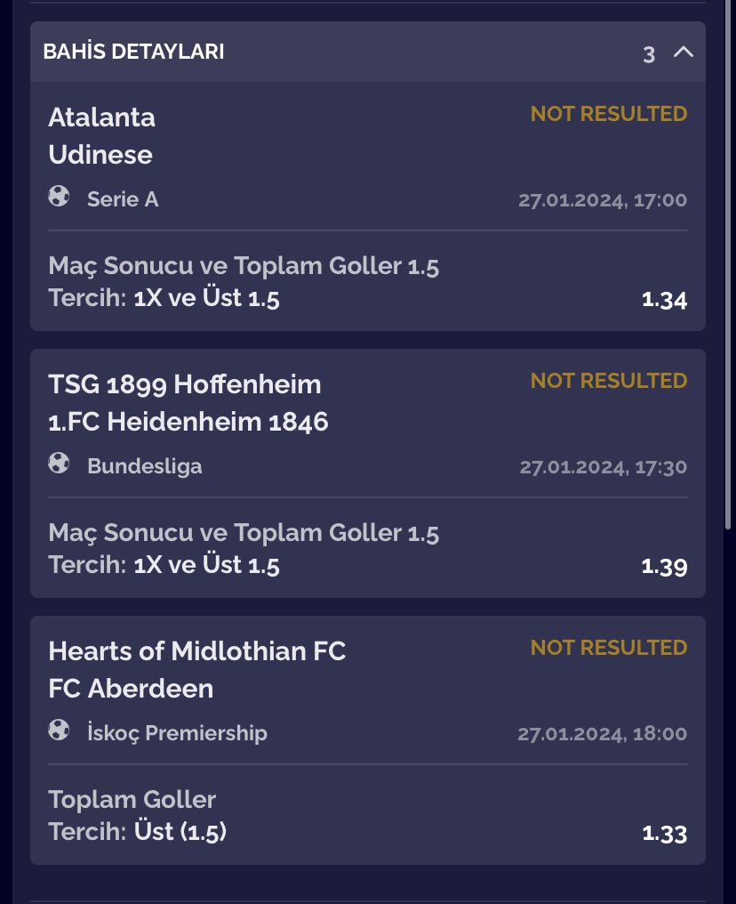 ⚪️ Erken seans kombinesi 💸

⚪️ 2.47 Oran ✅

⚪️ Bol şans herkese 🙏🏽🍀