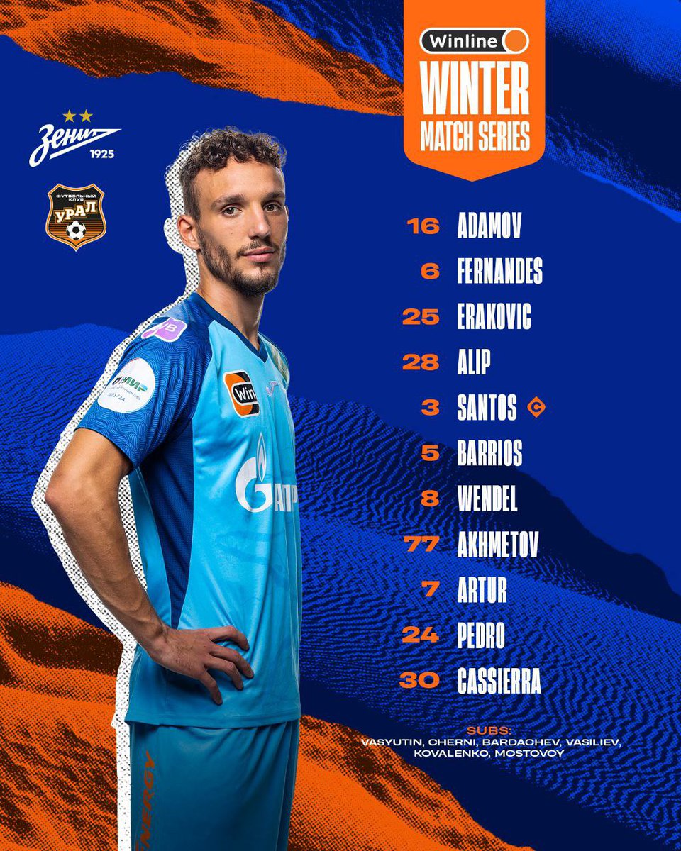 es_fczenit's tweet photo. 📋 Nuestro XI inicial para el #ZenitUral hoy https://t.co/C1YpavDw8Y