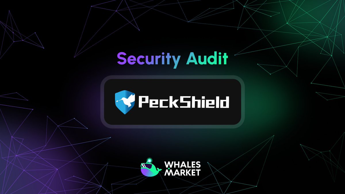 WhalesMarket's tweet photo. Announcement: @peckshield Audit

Our Solana escrow contracts for Pre-Market, OTC Market and Points Market have passed a thorough security audit by @peckshield.

👉 Full report: https://t.co/s2vf13IcaP https://t.co/sMgcYn1anB