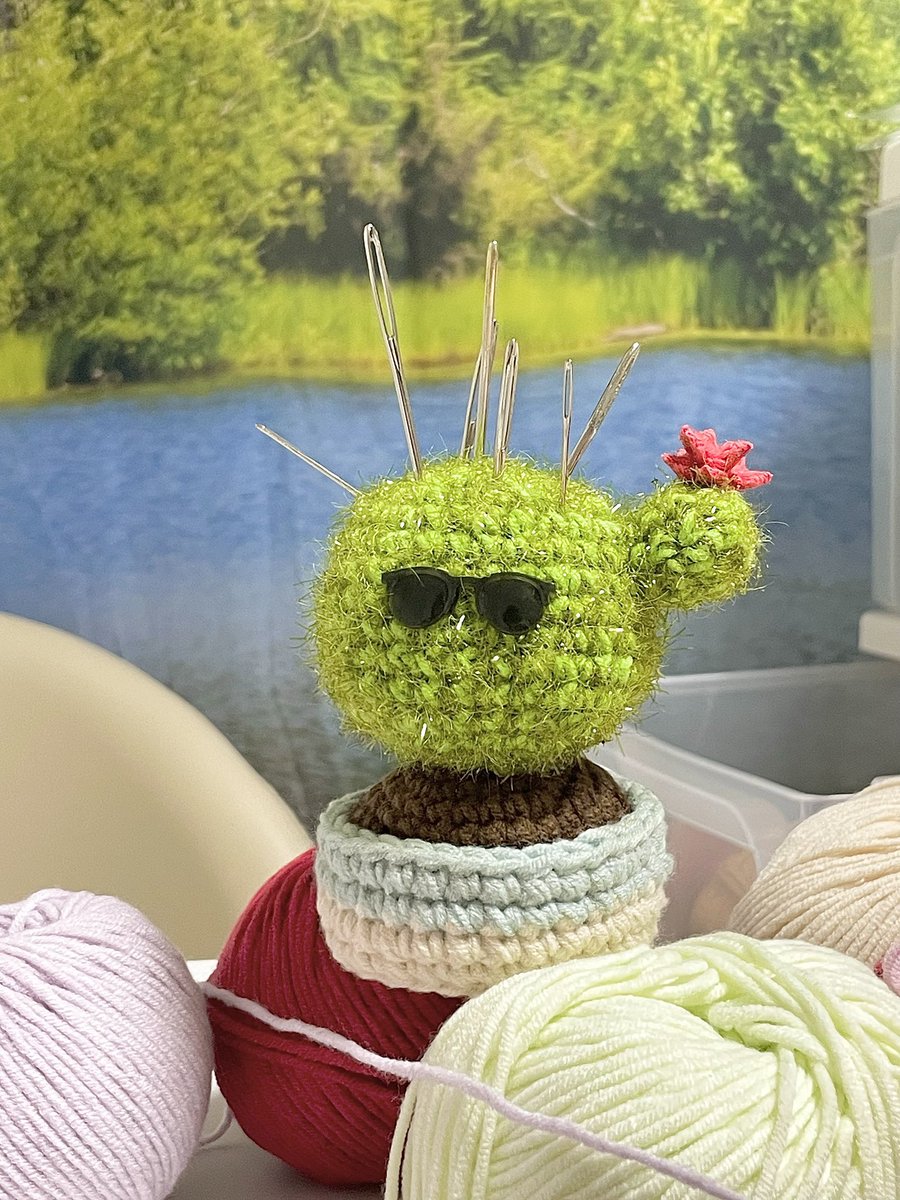 반려뜨개선인장 🌵
ㄴ 직업도있어요. 돗바늘프로텍터라고 ..