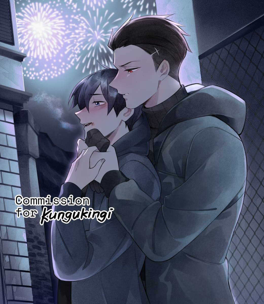 "Their breaths mingled in the still air, living warmth bleeding into the cold air.

Neither of them moved."
—
🔗bris based on this fic:
archiveofourown.org/works/47849041…