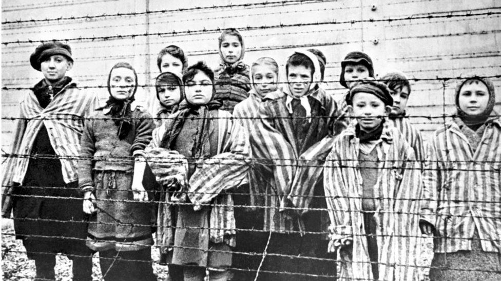 Jan 27 1945 - Troops from the Red Army liberate Auschwitz concentration camp. 1.1 million people  known to have died there. 6 million Jews were killed during the Nazi Holocaust & millions of others including Roma, political opponents, LGBT+, disabled people #Neveragain #HMD2024