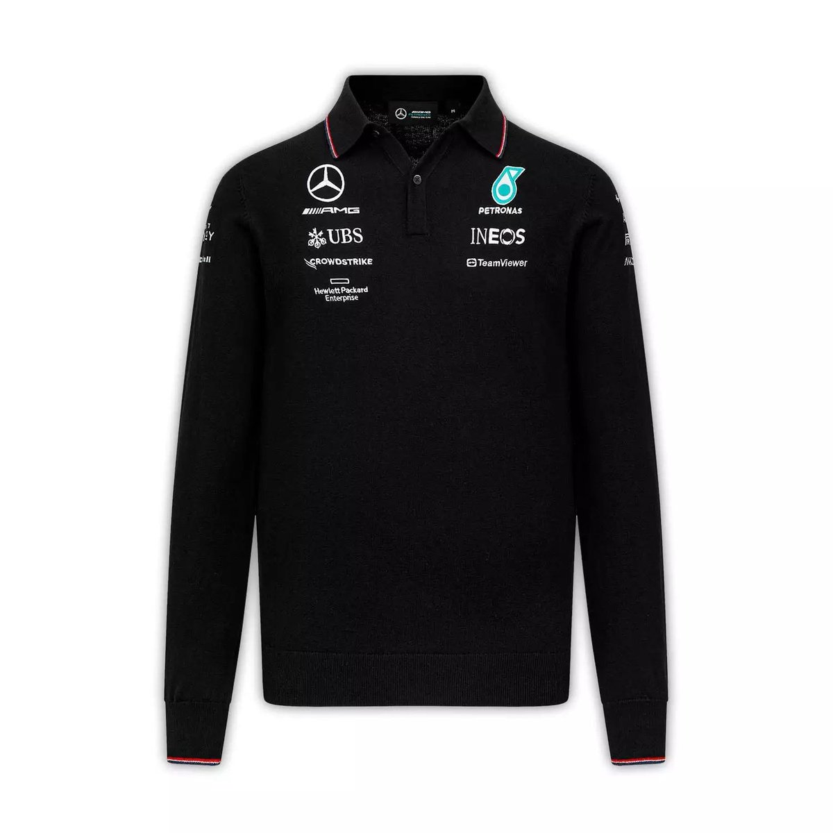 DashRacegear's tweet image. Mercedes-AMG Petronas 2023 Team Longsleeve Polo by DASH RACEGEAR! Perfect for showing support on race day or just chilling. 🔥 #MercedesAMG #F1 #DASHRACEGEAR #TeamPolo #RaceDayReady 🏁
 dashracegear.com.pk/collections/le…