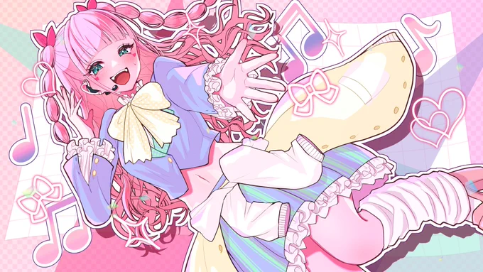 #XPPenイラコン2023平成ポップ風アイドル 
