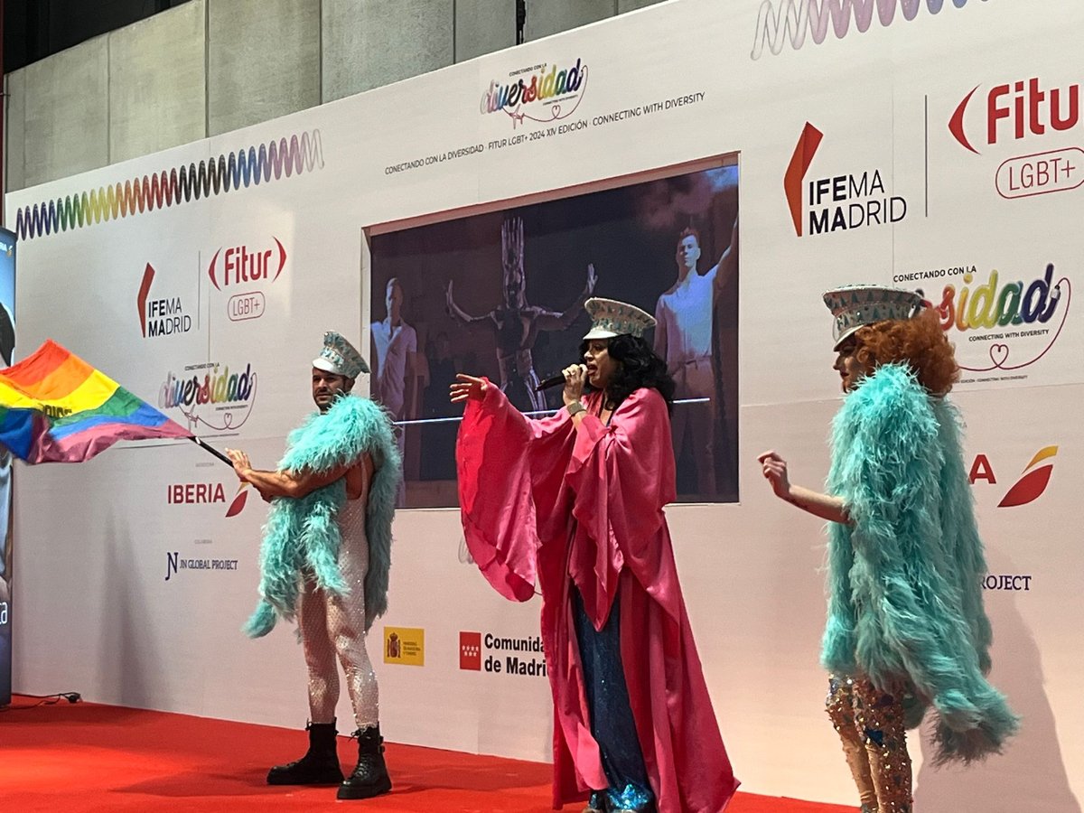 fitur_madrid's tweet photo. 🏳️‍🌈 ¡No te pierdas toda la programación que tiene preparada #FITURLGTB + en este primer día de público general!

😉 La sección regresa a #FITUR2024 para mostrar al mundo la riqueza y variedad de destinos turísticos inclusivos y sostenibles que existen en España. https://t.co/1qh7AWlIM2