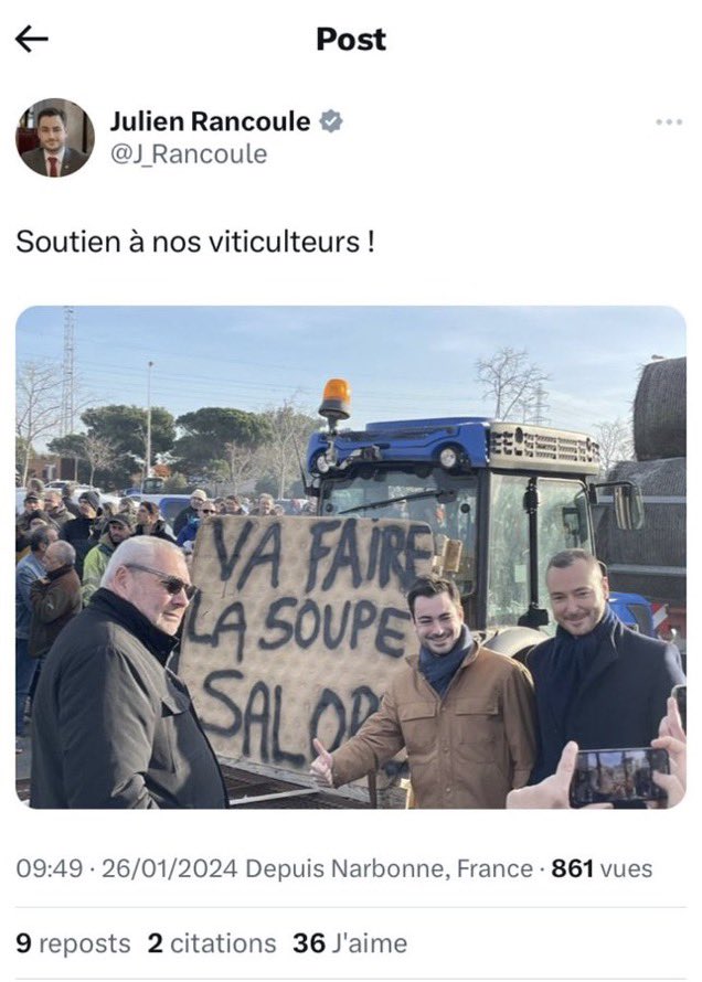Loretdid31's tweet photo. @davduf @RNational_off @FAUCON @J_Rancoule @BarthesChristop @FalconFrederic 😡😡😡
Fallait pas supprimer @J_Rancoule
« #LesSalopes » vous repostent 🤷♀️ https://t.co/byfMaGkhIW