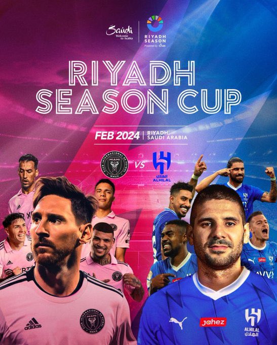 مُتبقي يومين فقط ... للافتتاح الكبير :

- 🏆 افتتاح ملعب الهلال 
- 🔵 الهلال x انتر ميامي 🟣
- 📆 يوم الاثنين
- 🏟️ ملعب كينغدوم ارينا
- ⏱️ الساعـة 9:00 مساءً

- 📱احجز التذاكر الان 🎟️