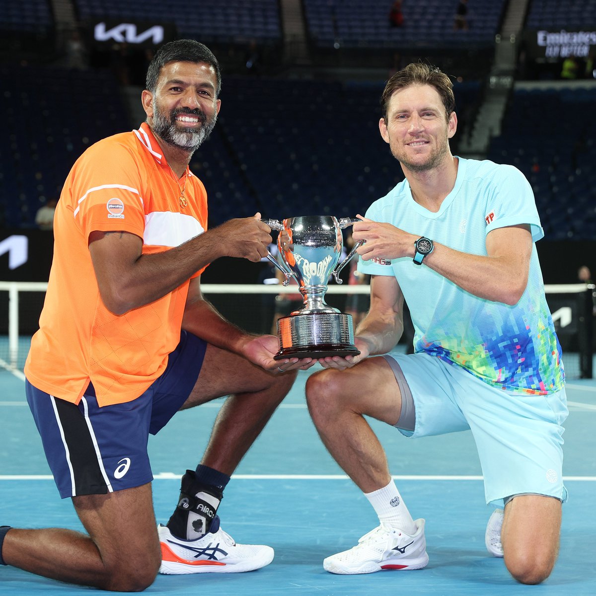 Congratulations to both Bopanna &amp; Ebden on their <a href="/AustralianOpen/">#AusOpen</a> title!