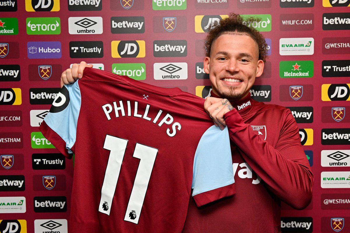 Welcome to the @WestHam family @Kalvinphillips , wishing you every success and looking forward to a very exciting second half of the season!