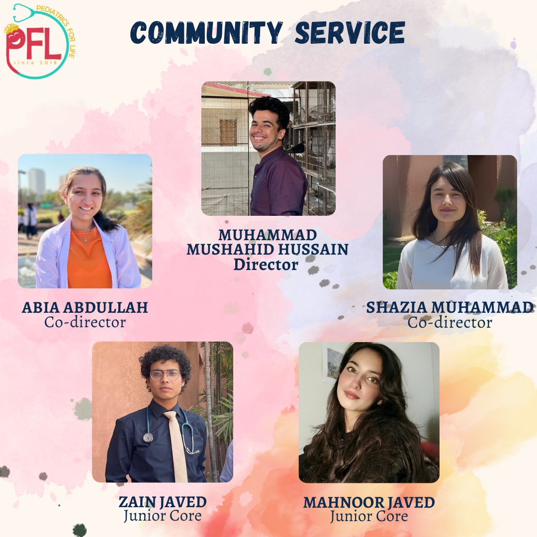 Introducing PFL Leadership for the year 2024-2025! We're very excited to introduce two new departments, "Child Life" and "Community Service." 🎉 (Part 2/2)