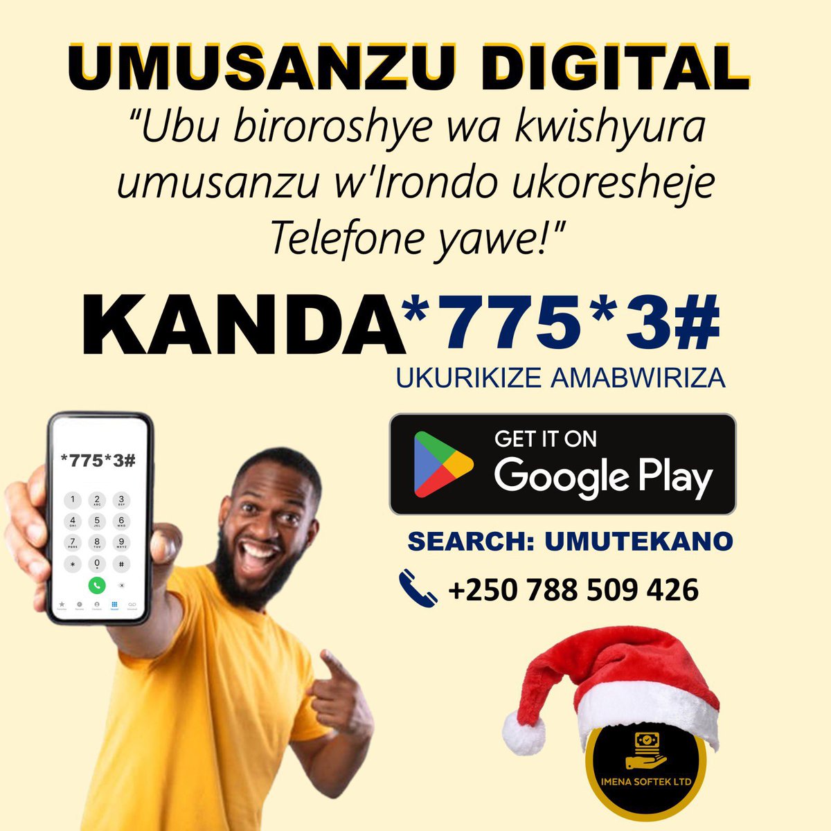 IMENA SOFTEK LTD (@imenasoft) on Twitter photo <a href="/CityofKigali/">City of Kigali</a> <a href="/RwandaLocalGov/">Ministry of Local Government | Rwanda</a> <a href="/Gasabo_District/">Gasabo District</a> <a href="/Nyarugenge/">Nyarugenge District</a> <a href="/KicukiroDistr/">Kicukiro District</a> <a href="/PMudakikwa/">Pam wa Mudakikwa</a> <a href="/dusengiyumvas/">Samuel DUSENGIYUMVA</a> <a href="/rbarwanda/">Rwanda Broadcasting Agency (RBA)</a> Uburyo bwo kwakira umusanzu mu toki ntibwemewe (zero cash ni hand). Let’s go Cashless <a href="/CityofKigali/">City of Kigali</a> <a href="/RwandaLocalGov/">Ministry of Local Government | Rwanda</a> <a href="/Gasabo_District/">Gasabo District</a> <a href="/Nyarugenge/">Nyarugenge District</a> <a href="/KicukiroDistr/">Kicukiro District</a> <a href="/PMudakikwa/">Pam wa Mudakikwa</a> <a href="/dusengiyumvas/">Samuel DUSENGIYUMVA</a> <a href="/rbarwanda/">Rwanda Broadcasting Agency (RBA)</a> Uburyo bwo kwakira umusanzu mu toki ntibwemewe (zero cash ni hand). Let’s go Cashless