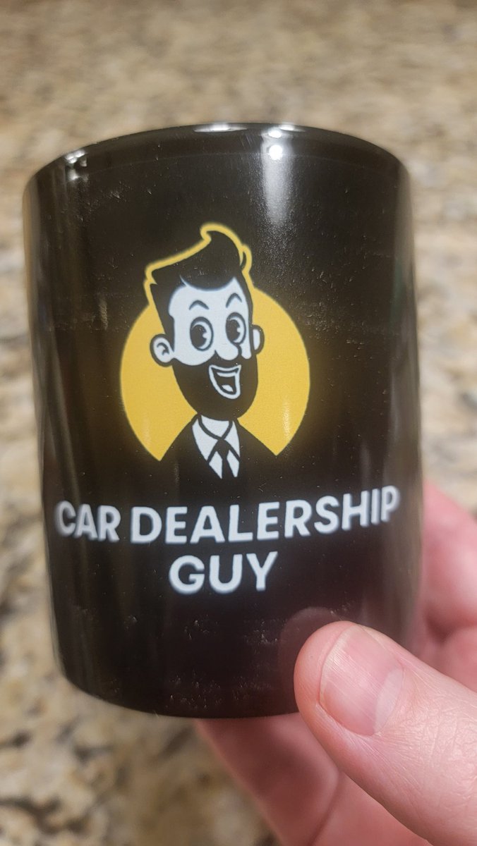 JerryPfeil's tweet photo. Love my "Car Dealership Guy" coffee mug @GuyDealership .
Appreciate the CDG podcast and the free swag!!
It's funny how today, even coffee mugs, are not left or right. Haha @CDGMediaHQ https://t.co/PXHFeb82x7