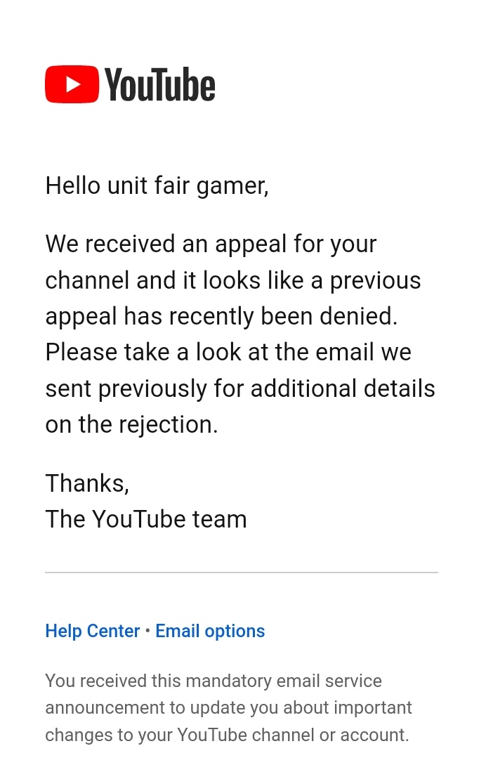 unit_fair's tweet photo. @TeamYouTube 

Channel link--https://t.co/mSEIiYtcsK

hello YouTube team,

I am not breaking any of your guidelines and I am saying this with confidence and I am not breaking your community guideline repeated violations may be by mistake and I am saying this and I request you. https://t.co/jh6gv1PSPO