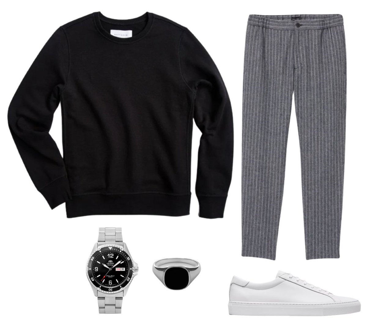 I often get readers who ask me how they can look GOOD on the weekends while still maintaining a comfortable, low key vibe. 

Answer: Casual Elegance.

Take your typical weekend wear (joggers, sweatshirts, sneakers etc.) and look for options in luxe fabrics (e.g cashmere or wool),