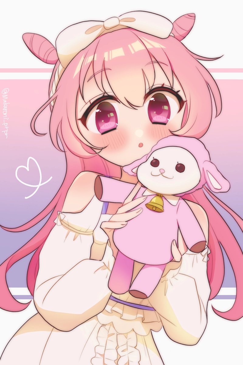 「アイプラの赤崎こころちゃん! 」|マカロニのイラスト