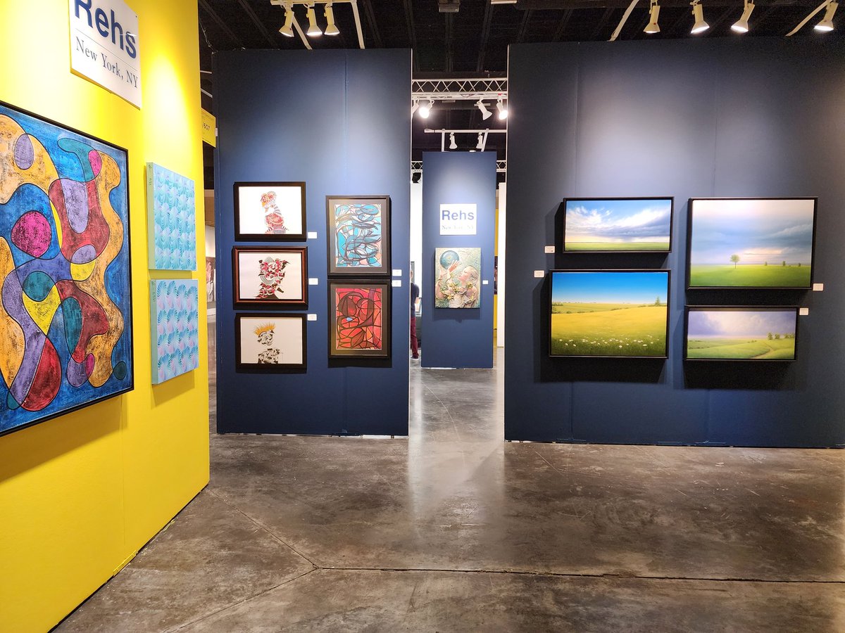 @rehscontemporary booth at the @artpalmbeachfair ... runs through Sunday. Lots of exhibitors and amazing art.

#art #arte #artfair #artforsale #paintings #painting #Florida #palmbeach #contemporaryart #buywithrehs