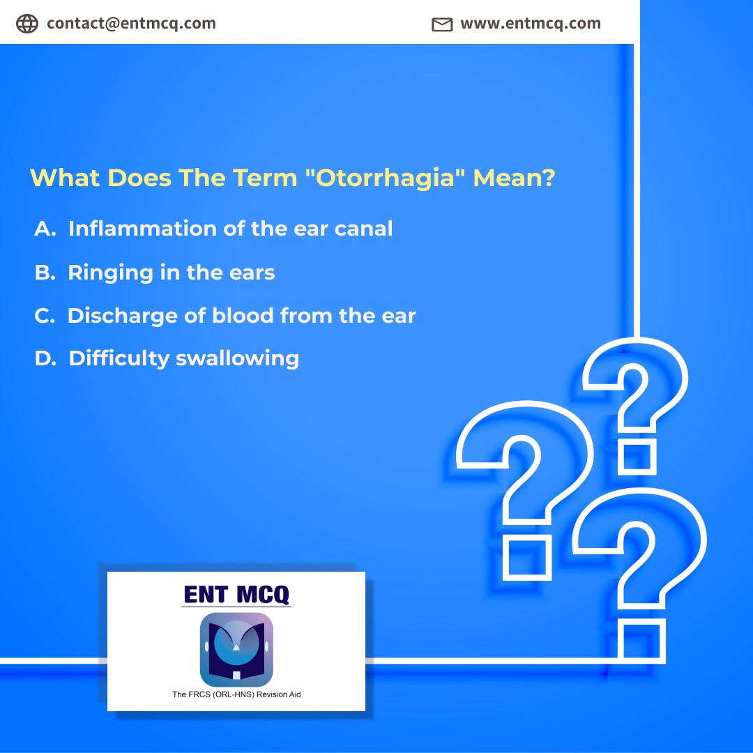 Test Your ENT Vocabulary by answering in the caption.
𝐂𝐨𝐧𝐭𝐚𝐜𝐭 𝐮𝐬 𝐨𝐧 support@entmcq.com and visit us on entmcq.com

#FRCSORLHNS #OtoPrep #ENTExam #ENTResidents #MedEd #medical #earnosethroat  #EntMcqCommunity #MedicalStudentLife #SurgicalSkills #ORLHNSPrep