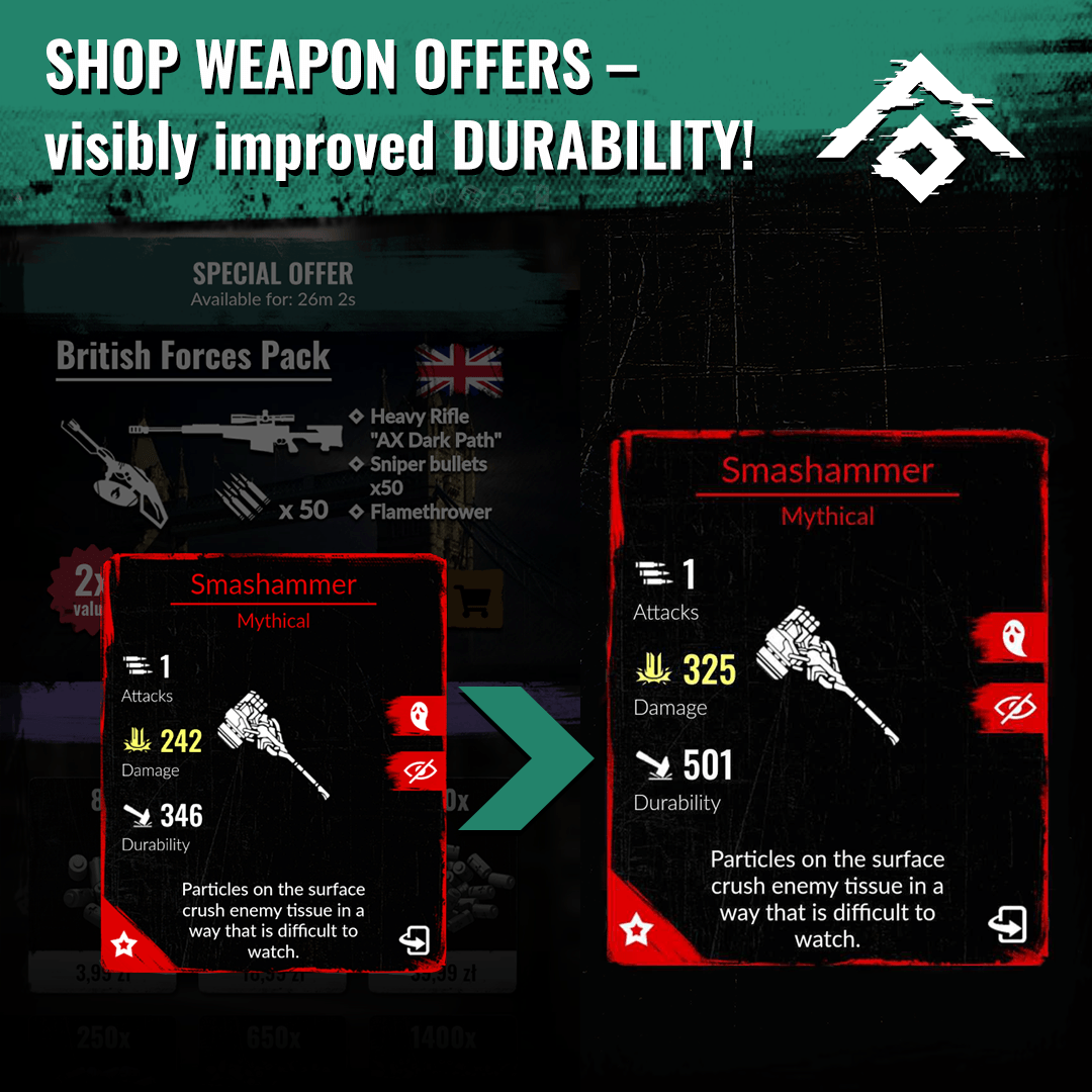blackout_age's tweet photo. 🔧⚔️ Upgrade your arsenal with our latest arrivals! 🌟 Introducing weapons with increased durability—lasting longer. Don't miss out on the power that endures. Visit the store now and fortify your survival in Blackout Age! 💪🎮 https://t.co/cVpgKVmQHR