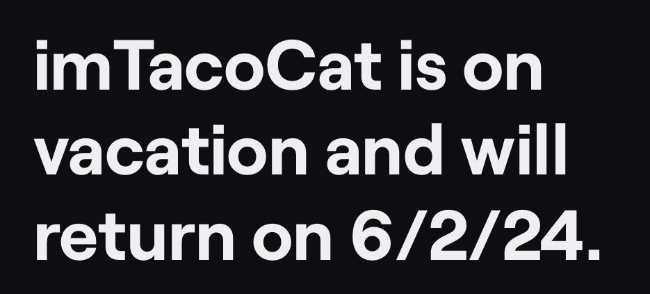 imTacoCato's tweet image. No streams for a while as I’ll be away on vacay with @seanyddr but we’ll be back in time to celebrate CNY and stream anniversary!