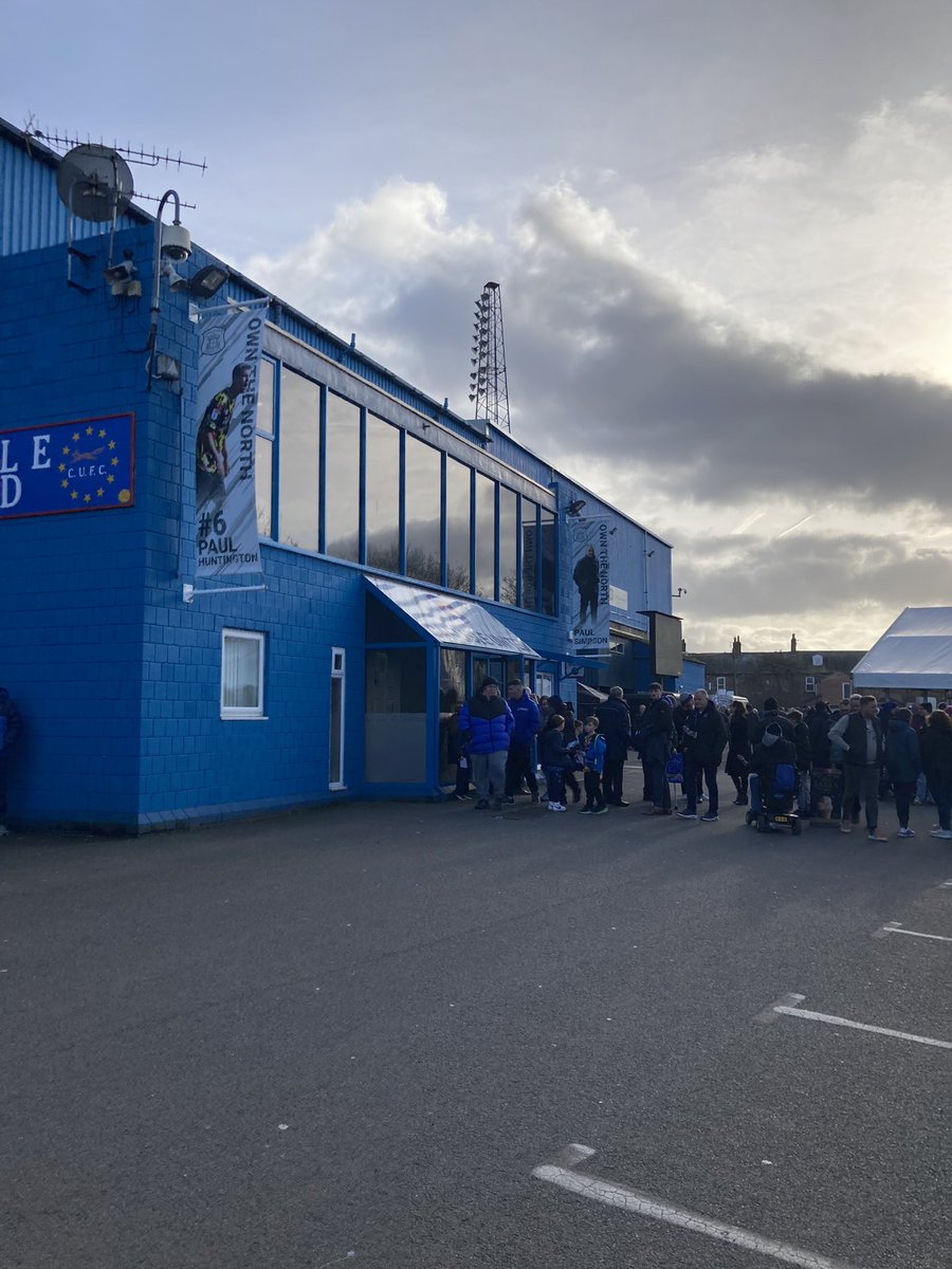 Just arrived for the away home match! Come on you White men.