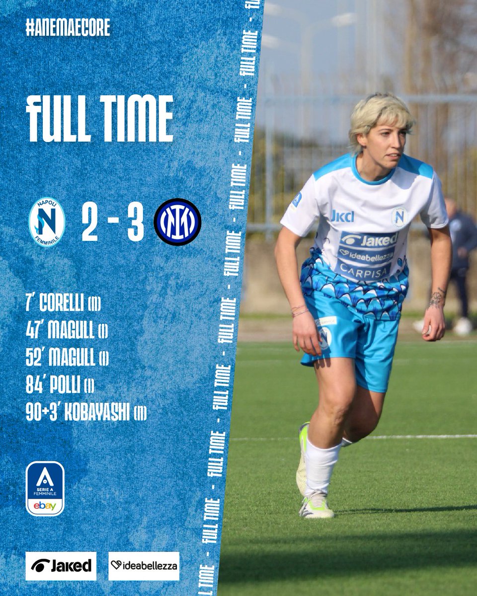 ⚽ RISULTATO FINALE
#Anemaecore #NapoliFemminile