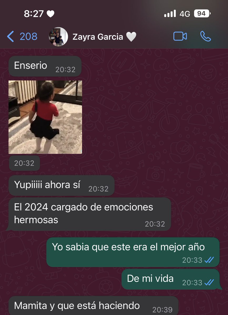 Todo de maravilla en mi vida y mucho más desde que mis amistades tienen mas de treinta jeje 💕💕💕💕💕 te amamos tía zayrita!