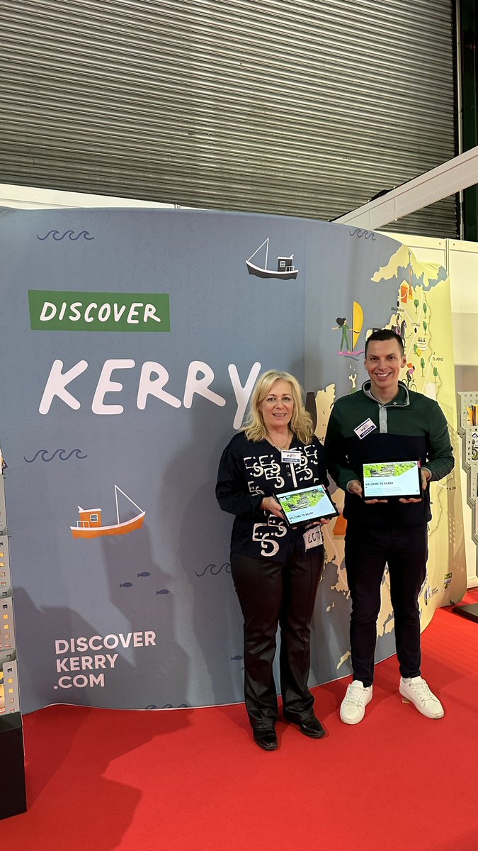 Promoting Kerry as part of the Holiday World Show 2024 with @DiscoverKerry_ #HWS24 @DingleSea @DinglePeninsula