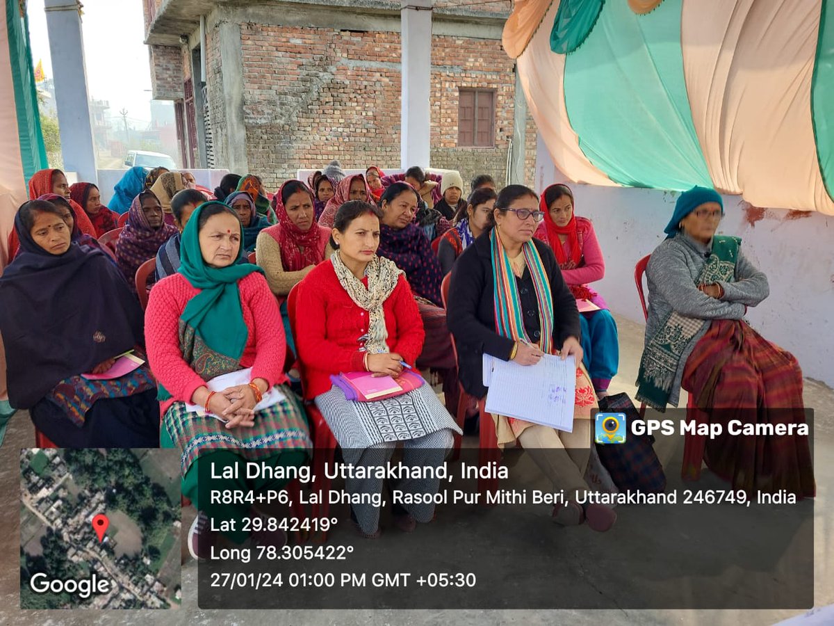 agrideptuk's tweet image. जनपद हरिद्वार के विकासखंड बहादराबाद के ग्राम गाजीवाली में आतमा योजना अन्तर्गत महिला कृषकों के समूहों हेतु कृषिगत कार्यों से संबंधित क्षमता विकास हेतु कृषि विज्ञान केन्द्र धनौरी के वैज्ञानिकों के सहयोग से प्रशिक्षण कार्यक्रम आयोजित किया गया |
. 
. 
#AtmaYojana #AtmaScheme