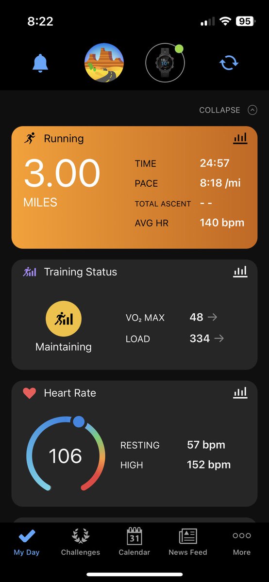 XAVIERJOEYJOE's tweet image. Stop the presses I ran 2 days in a row. Treadmill. I think I got my watch closer to being accurate. I did sweat . Bullied staying out of zone 5. Now back shoulders and bicepts . @GroundPoundr11 Ty Sir.  #altred #caterpy #garmin