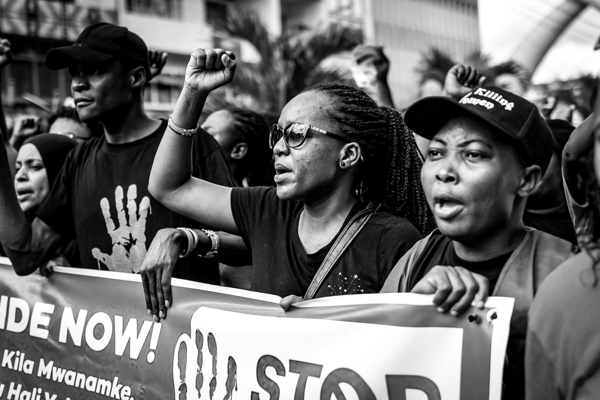 We raise our voices, unyielding and unapologetic, demanding an end to this darkness. Justice is not a privilege; it's a right.  
📸 @margaret_ngigi_  

#MombasaGirl #TotalShutDownKE #EndFemicideNow #Justice4Women