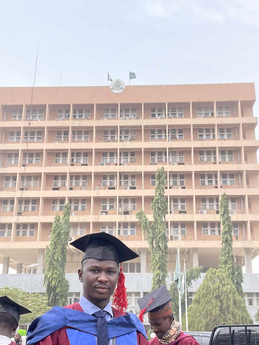 MansoorDara's tweet photo. Did another thing today. 
Alhamdu lillah for the journey so far.
#AbuConvocation https://t.co/GVVq81WIzD