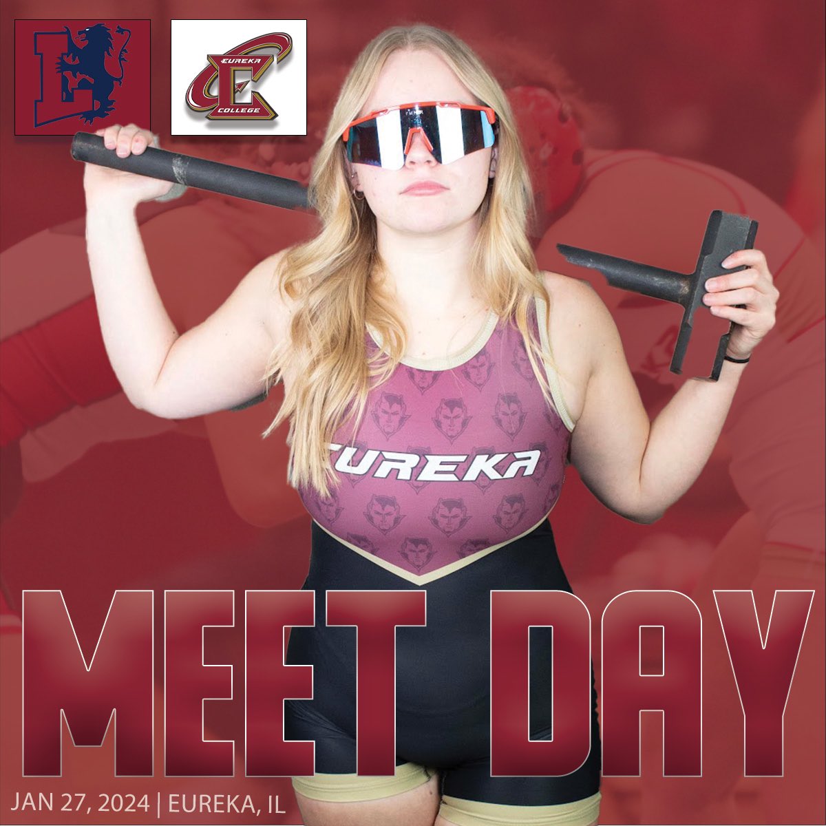 Eureka Red Devils (@eurekareddevils) on Twitter photo It's meet day!
The men and women of @EurekaCollegeWr are hosting Lyon at The Reagan on senior day.
🆚: <a href="/LyonAthletics/">Lyon Scots Athletics</a>
📍: Reagan Athletic Complex
⌚️: 10:00 A.M. It's meet day!
The men and women of @EurekaCollegeWr are hosting Lyon at The Reagan on senior day.
🆚: <a href="/LyonAthletics/">Lyon Scots Athletics</a>
📍: Reagan Athletic Complex
⌚️: 10:00 A.M.