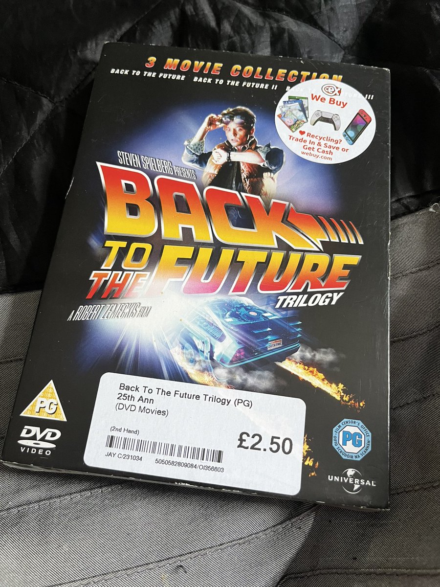 Great interview by @ChrisMoyles with #bobgale last week on @RadioX had to finally get the box set #backtothefuture @Cex