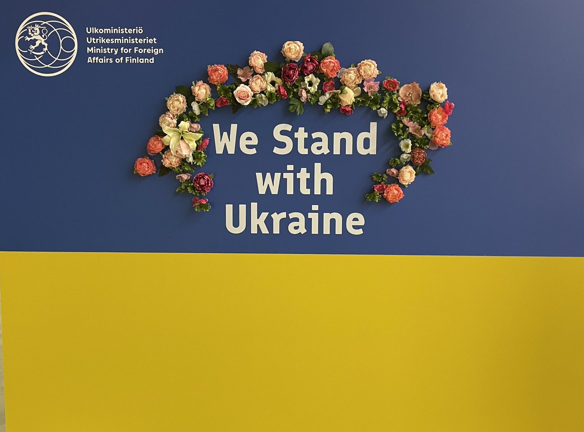 Today and every day. 
🇫🇮🤝🇺🇦 #Ukraine #Educa2024