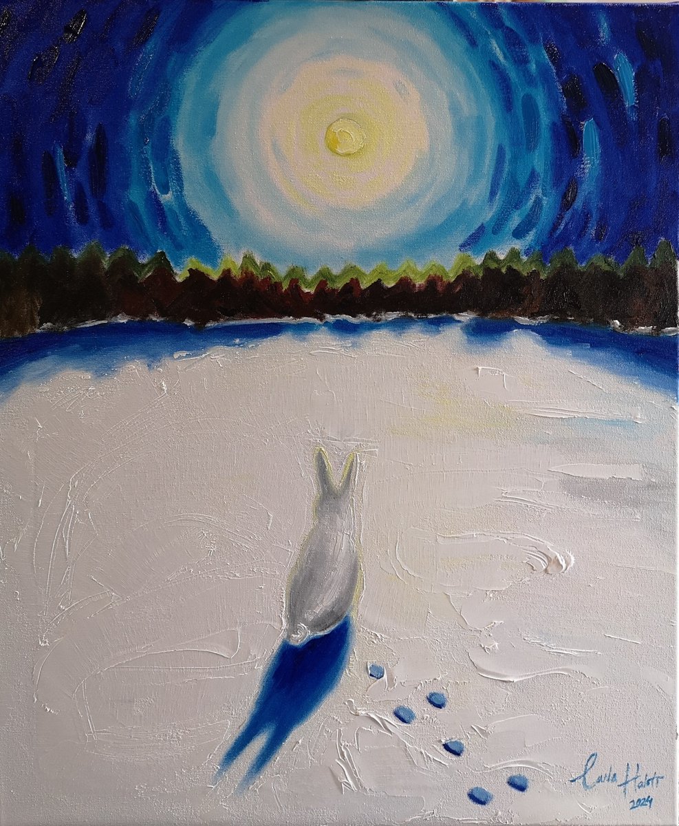CarlaGrace91's tweet photo. "Winter moment" (54x65) oil painting ❄️🎨 #art #painting https://t.co/UZolBx6BEh