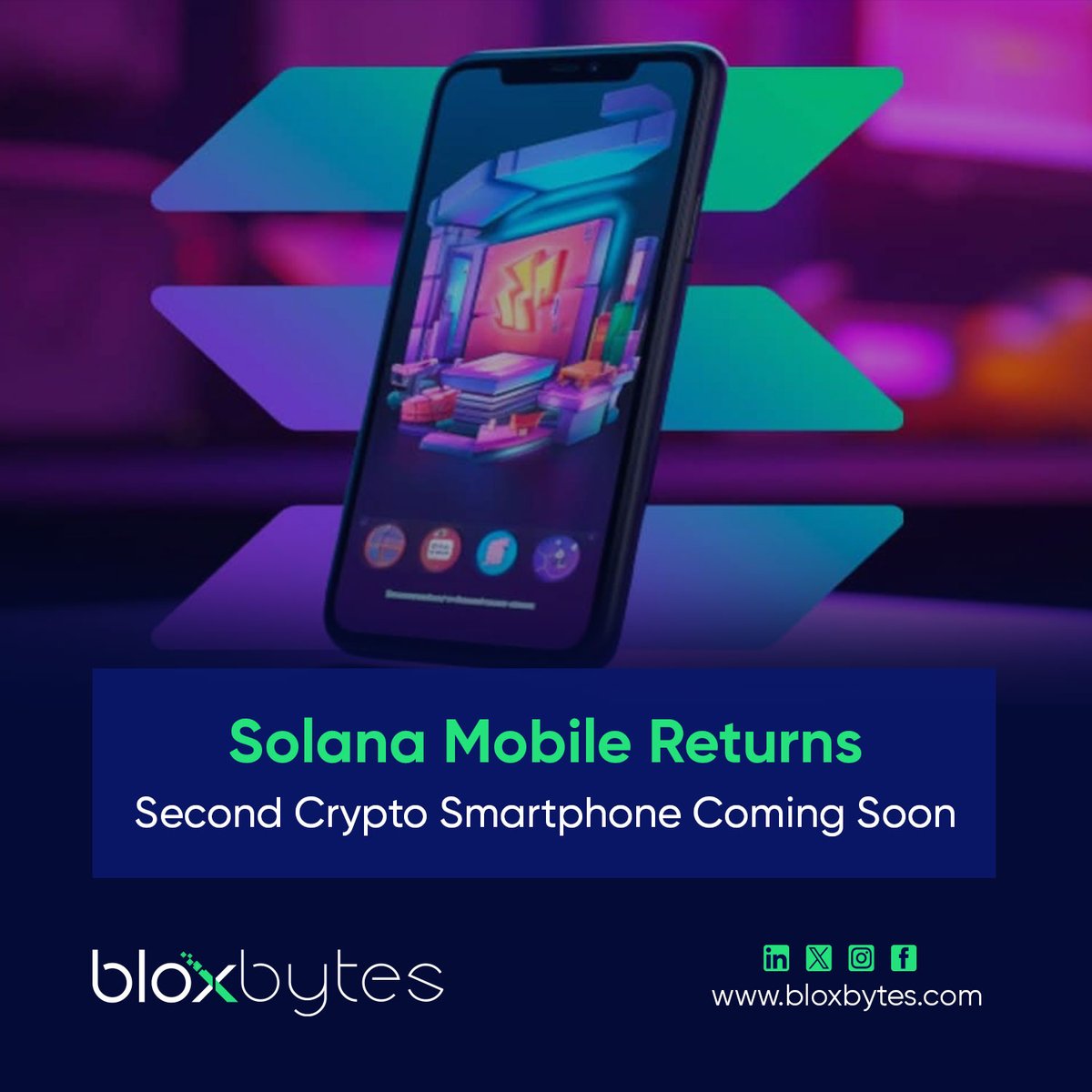 BloxBytes's tweet image. Calling all crypto enthusiasts!

Solana Mobile is launching a sequel to its hit Saga phone aiming for broader appeal with a cheaper price and diverse hardware options while retaining key features like a crypto wallet and dedicated app store.

#bloxbytes #SolanaMobile #cryptophone