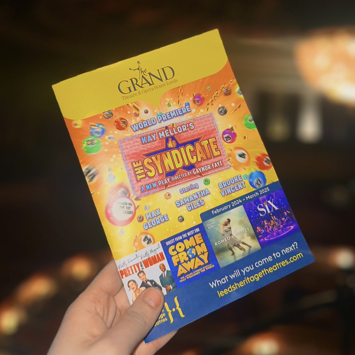 GrandTheatreLS1's tweet photo. Our latest brochure has landed! 🎭 

Ballets and plays and musicals, oh my! 🤩

Grab one at our venue or check out the digital version here. 👉 https://t.co/6TZ25mI6VE https://t.co/9uTpqD4v8S