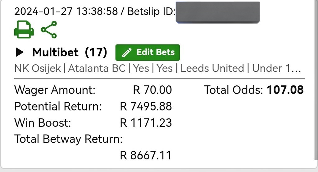 Iam_Timbanesam's tweet photo. Booking Code U1969B253

Go try ya luck there #DirectWins #PickFew&amp;BooMeee or Jump in

RETWEET FOR OTHERS TO TRY https://t.co/bQpZjddxhN