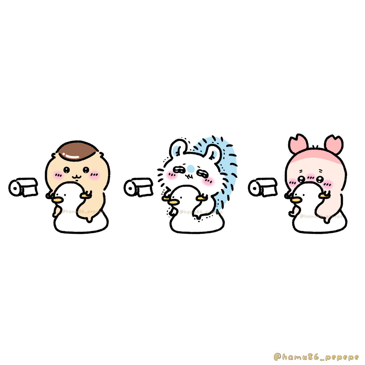 🪿🪿🪿
#ちいかわ
#ちいかわファンアート
