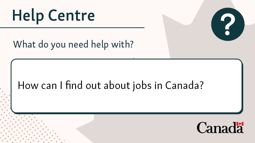 Are you planning to #immigrate to Canada or are you a #newcomer that has recently arrived in Canada? Do you want to know how to find out about jobs? Learn more in our Help Centre: cic.gc.ca/english/helpce…