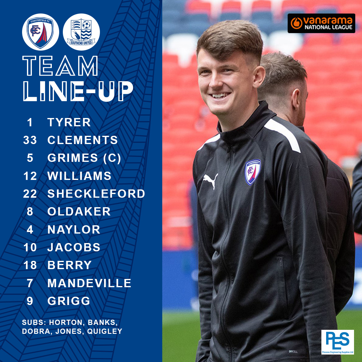 Chesterfield FC tweet media